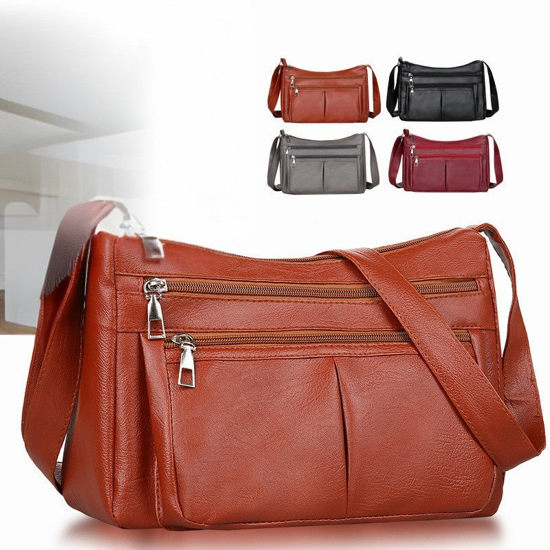 Bolso de Mujer de Cuero mensajero Estilo Versátil