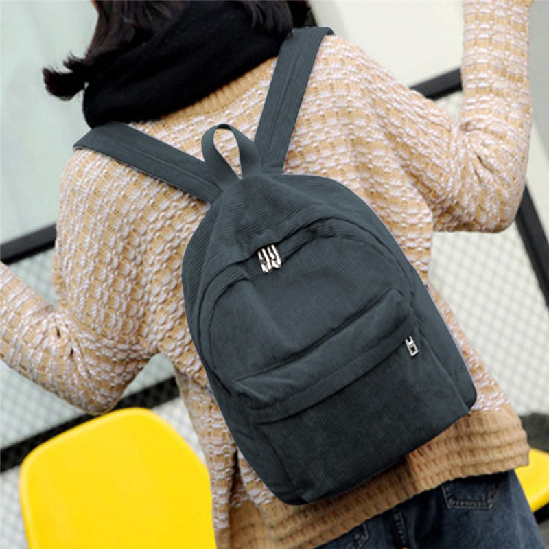 Mochila Escolar de Terciopelo Comodidad para el día