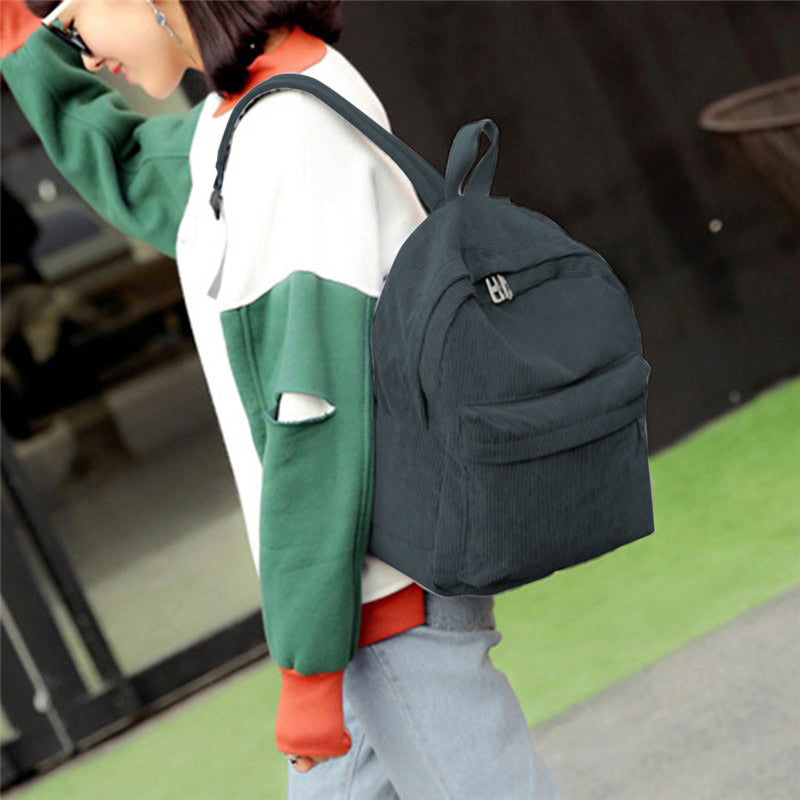Mochila Escolar de Terciopelo Comodidad para el día