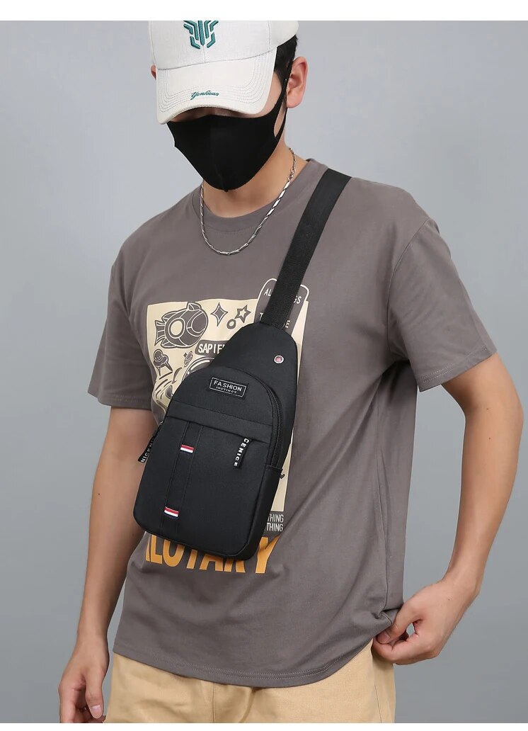 Bolso de Pecho Crossbody Práctico Deportivo y con Gran Capacidad