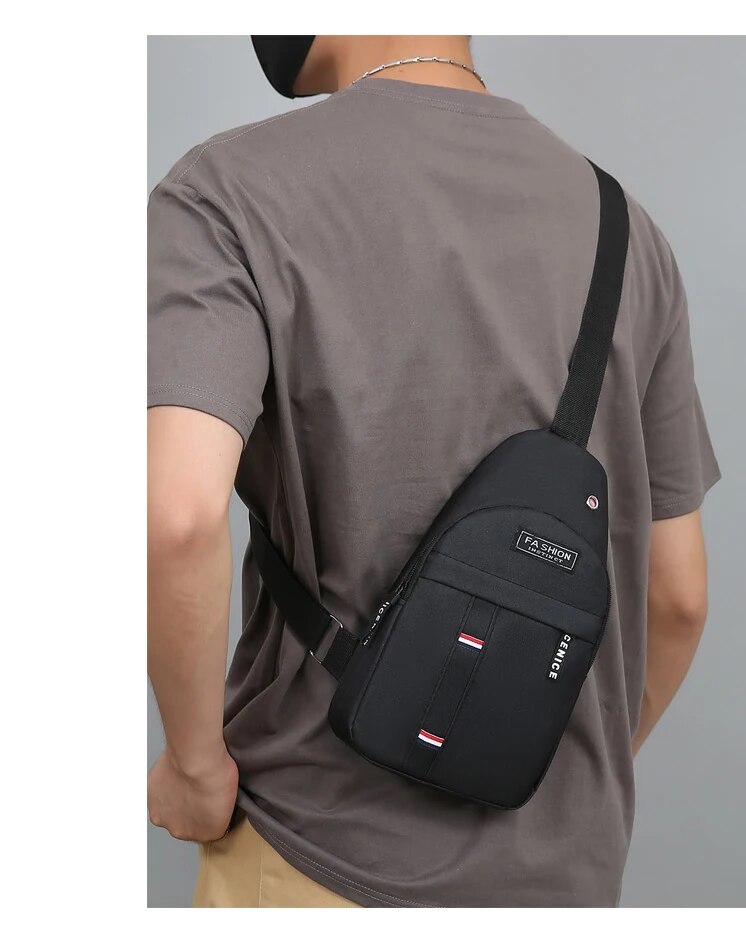 Bolso de Pecho Crossbody Práctico Deportivo y con Gran Capacidad