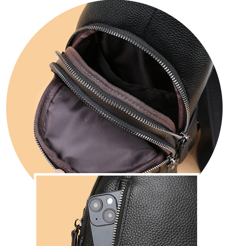 Bolso de Pecho para Hombre Cuero Estilo y Calidad Premium