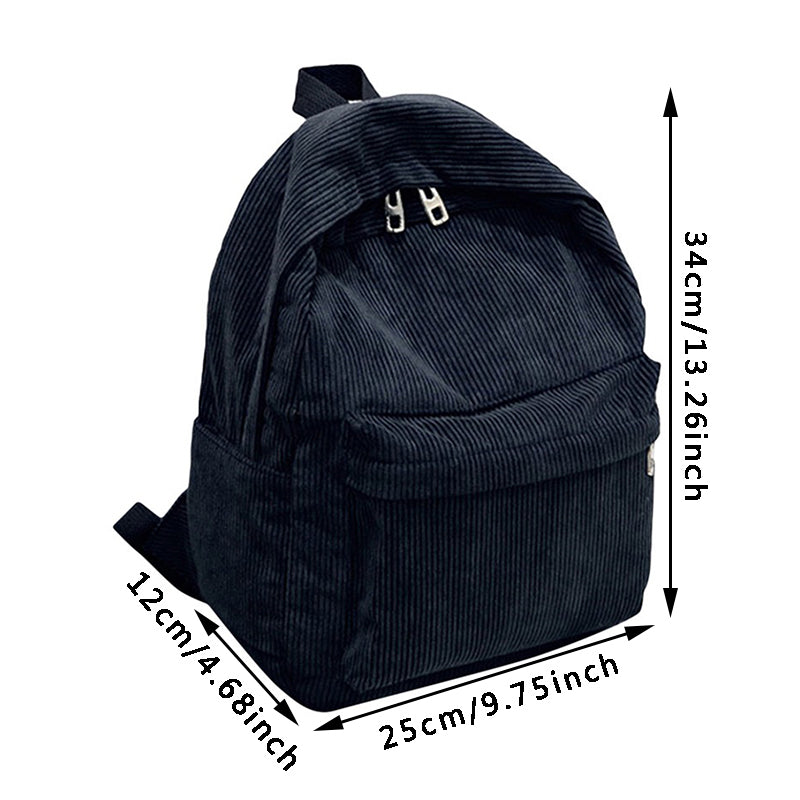 Mochila Escolar de Terciopelo Comodidad para el día