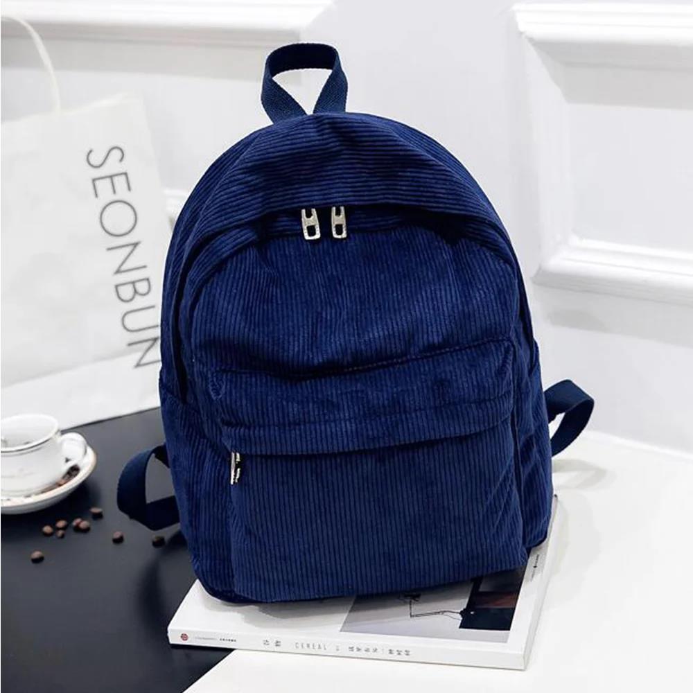 Mochila Escolar de Terciopelo Comodidad para el día