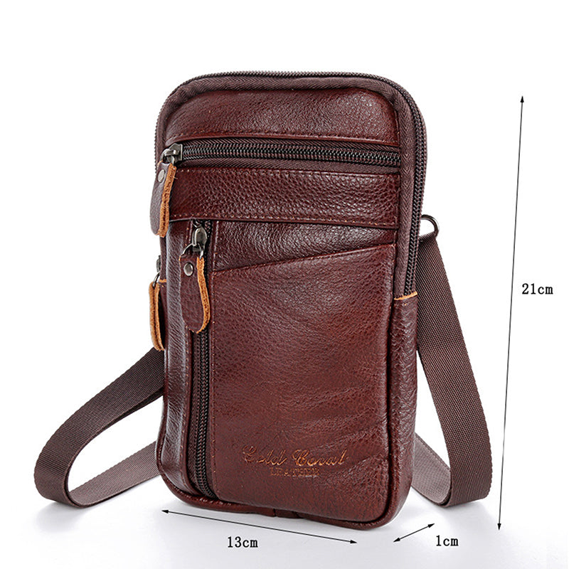 Bolso Bandolera Pequeña de Cuero
