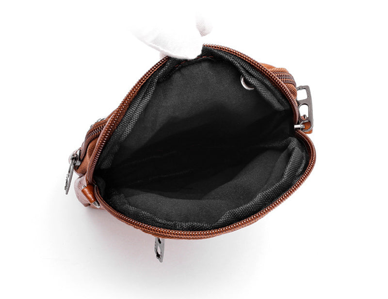 Bolso bandolera pequeño PU — Crossbody compacto 13×6×19 cm | Vera Noche