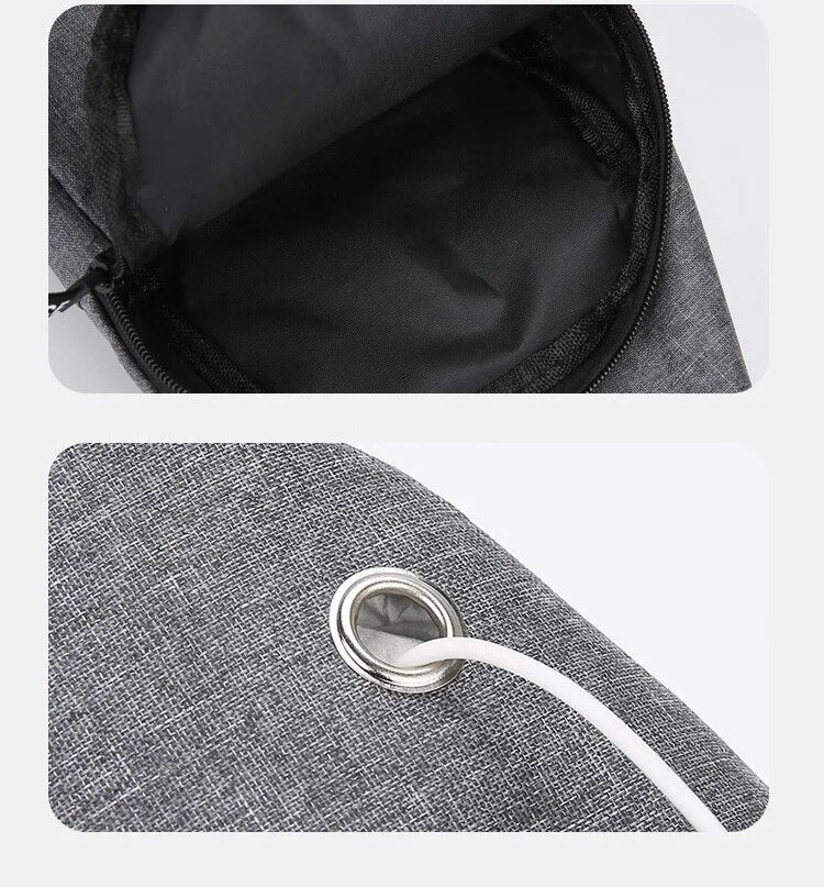 Bolso de Pecho Crossbody Práctico Deportivo y con Gran Capacidad