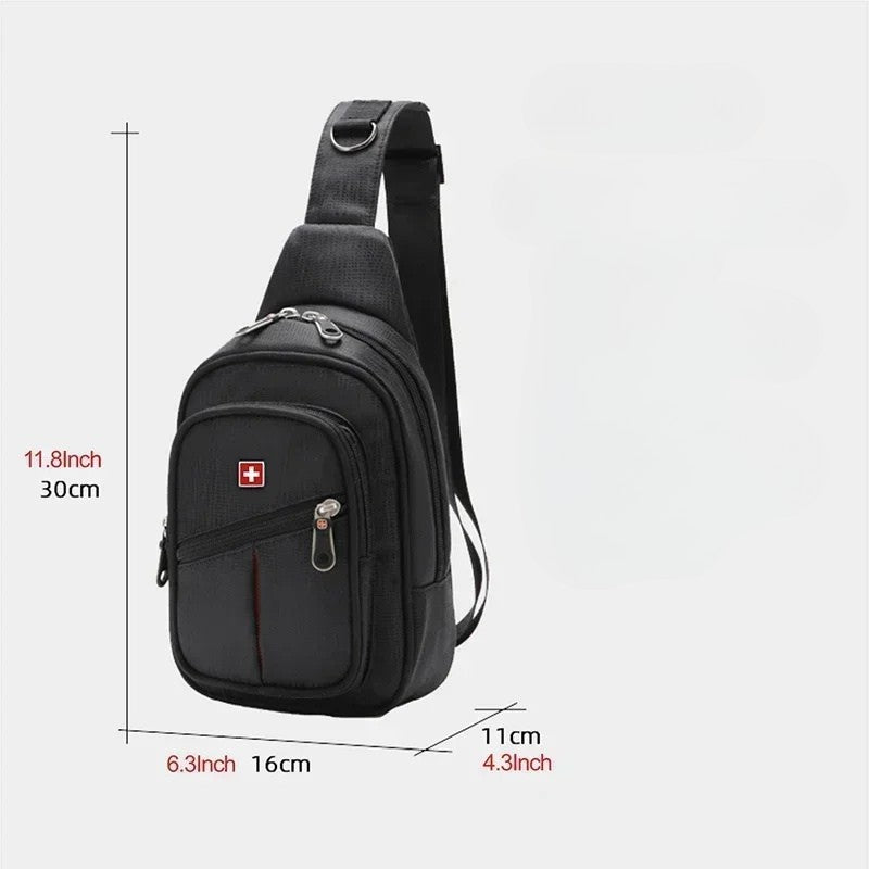 Bolso de Pecho Suizo Práctico Resistente y Impermeable