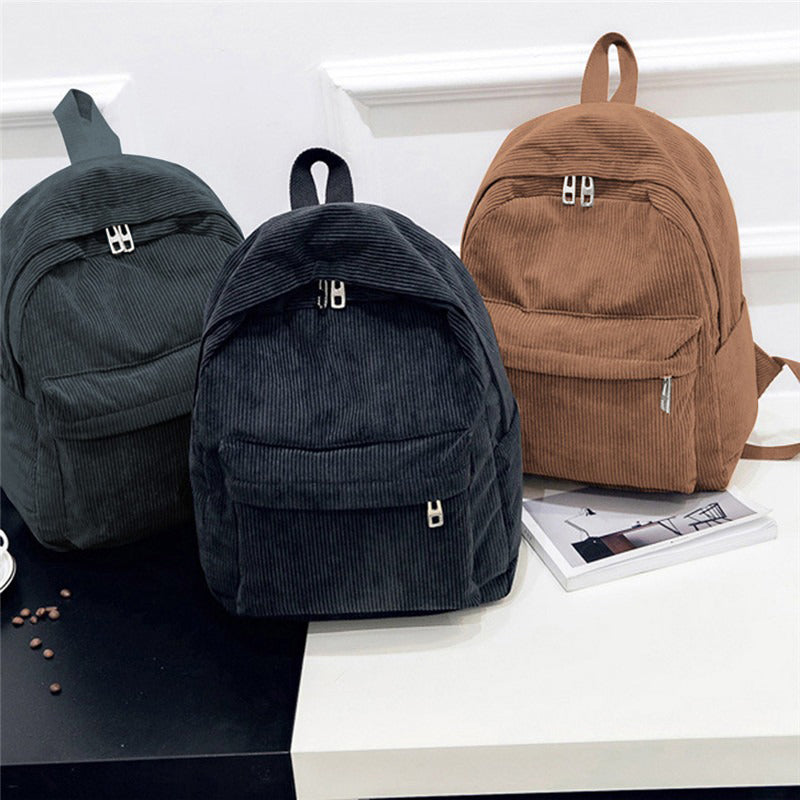 Mochila Escolar de Terciopelo Comodidad para el día