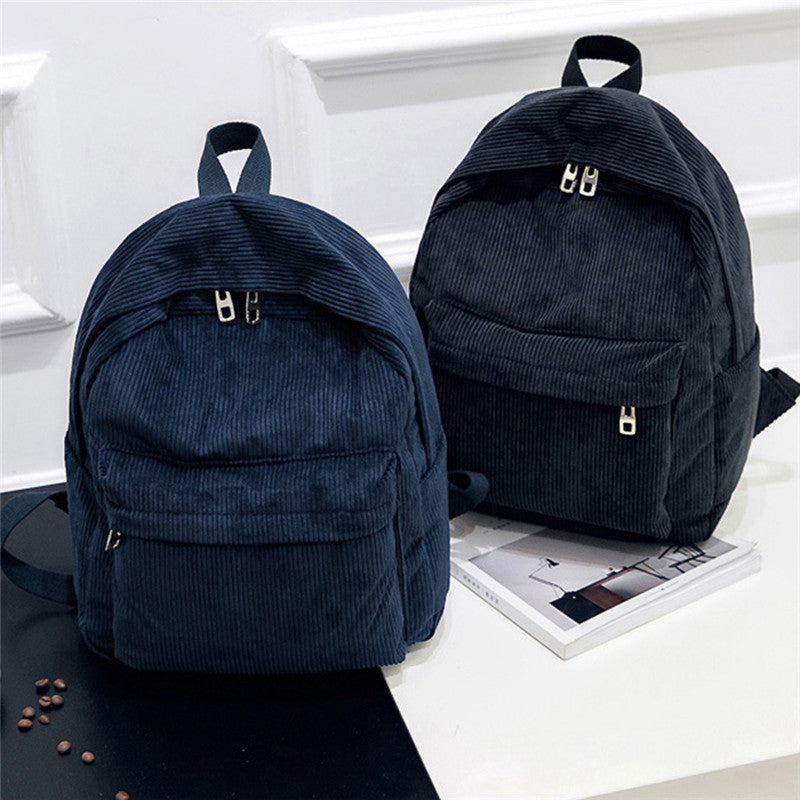 Mochila Escolar de Terciopelo Comodidad para el día