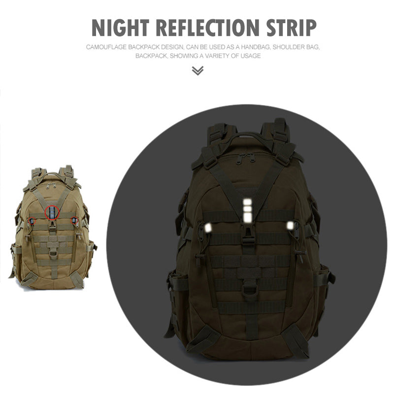 Mochila Táctica Resistente Impermeable y Lista para la Aventura