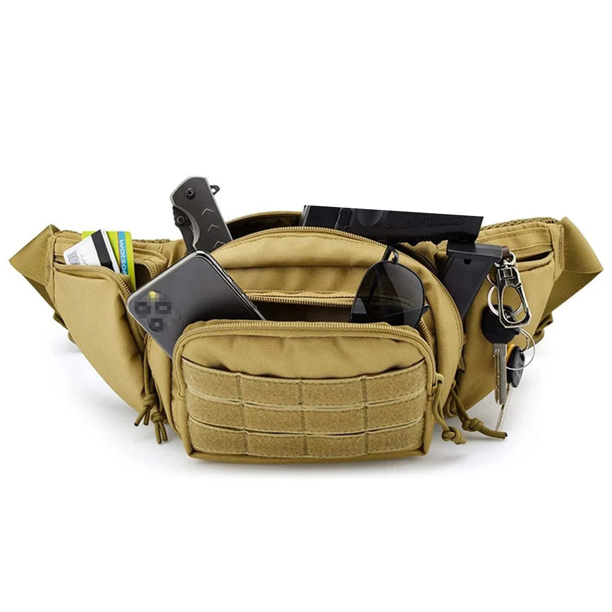 Riñonera Táctica Militar Impermeable y Versátil