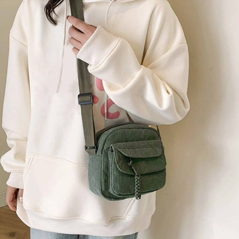 Bolso Pequeño de Mujer en Pana