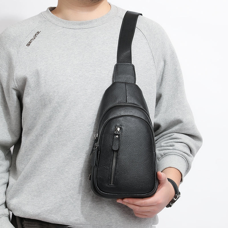 Bolso de Pecho para Hombre Cuero Estilo y Calidad Premium