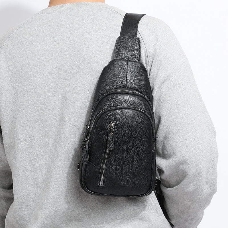 Bolso de Pecho para Hombre Cuero Estilo y Calidad Premium
