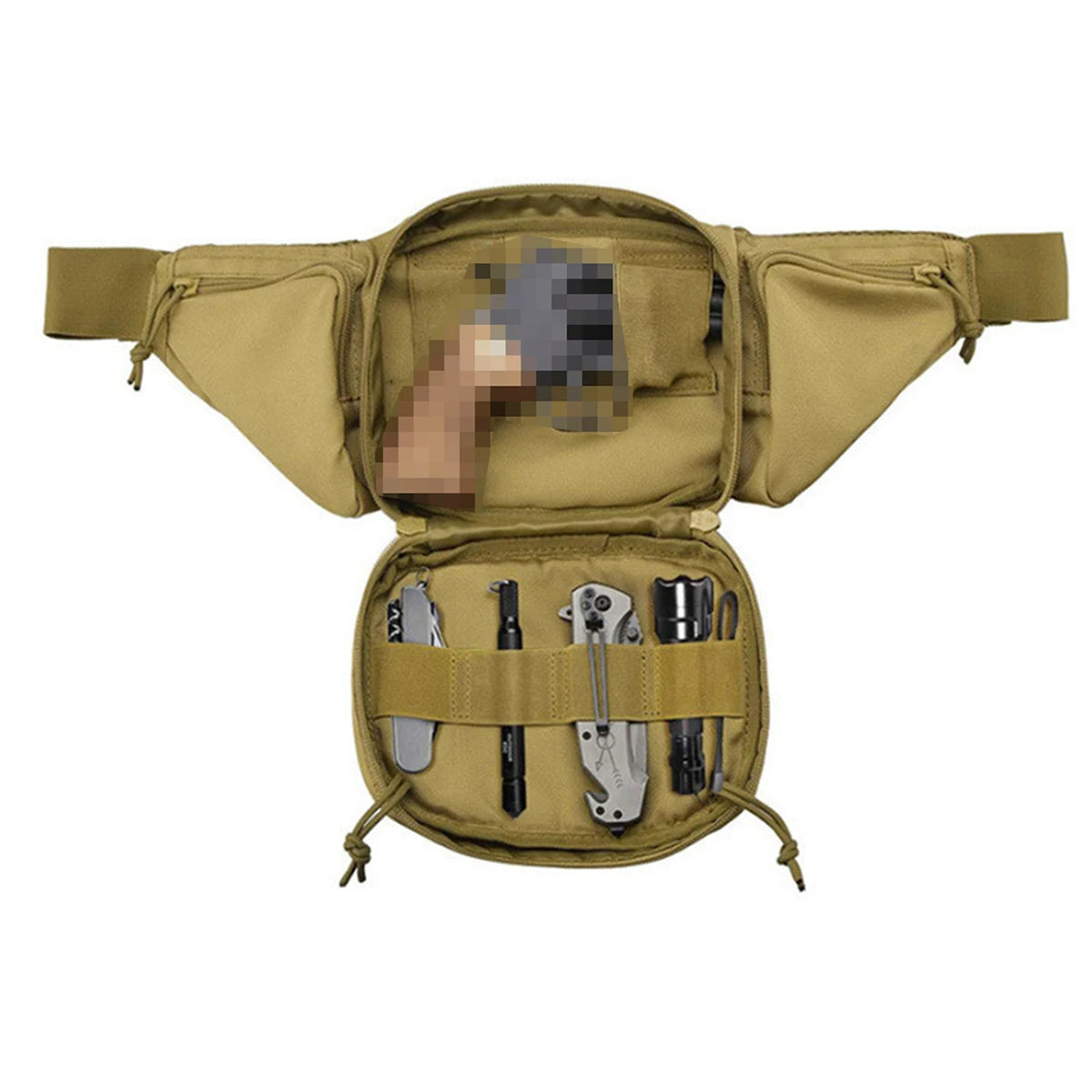 Riñonera Táctica Militar Impermeable y Versátil