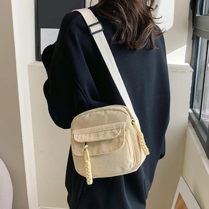 Bolso Pequeño de Mujer en Pana