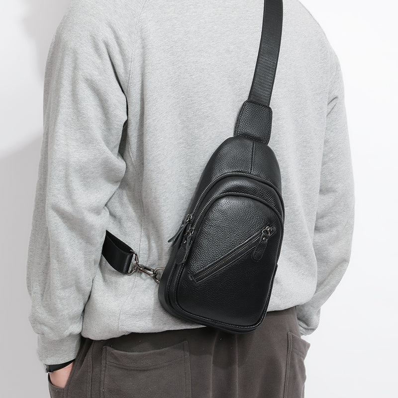 Bolso de Pecho para Hombre Cuero Estilo y Calidad Premium