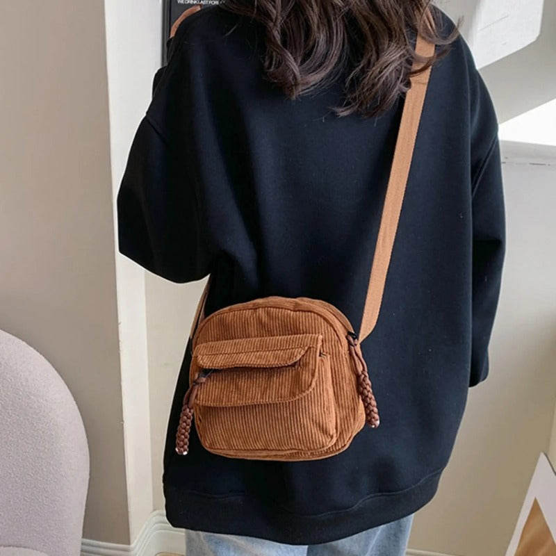 Bolso Pequeño de Mujer en Pana