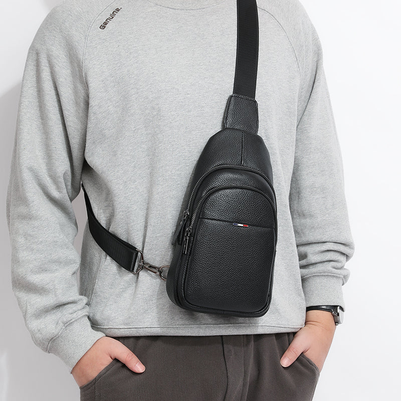 Bolso de Pecho para Hombre Cuero Estilo y Calidad Premium