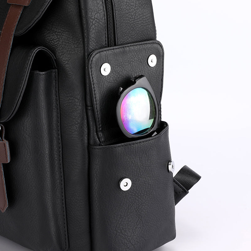 Mochila de Cuero Estilo Vintage Gran Capacidad y Elegancia