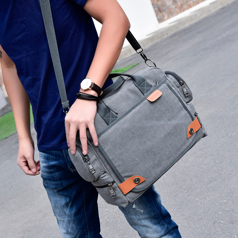 Bolso Bandolera de Lona para Hombre para el día a día