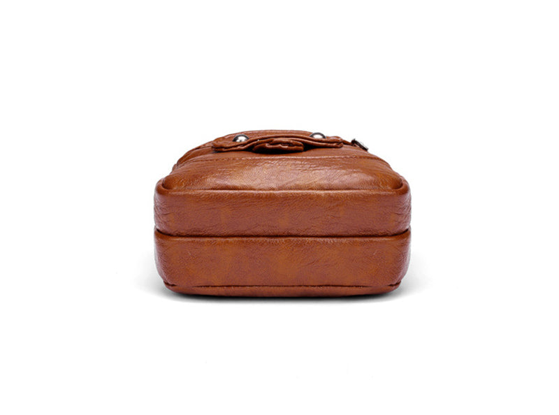 Bolso bandolera pequeño PU — Crossbody compacto 13×6×19 cm | Vera Noche