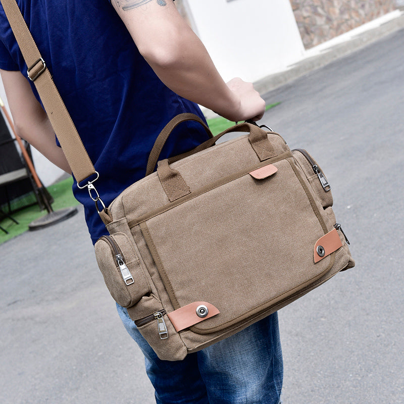 Bolso Bandolera de Lona para Hombre para el día a día