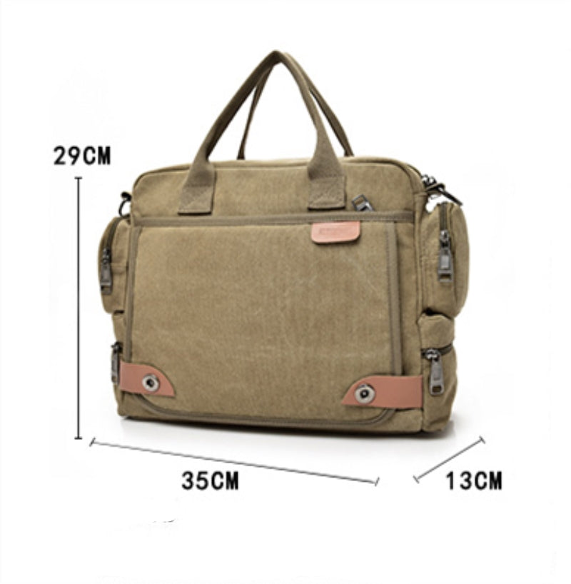 Bolso Bandolera de Lona para Hombre para el día a día