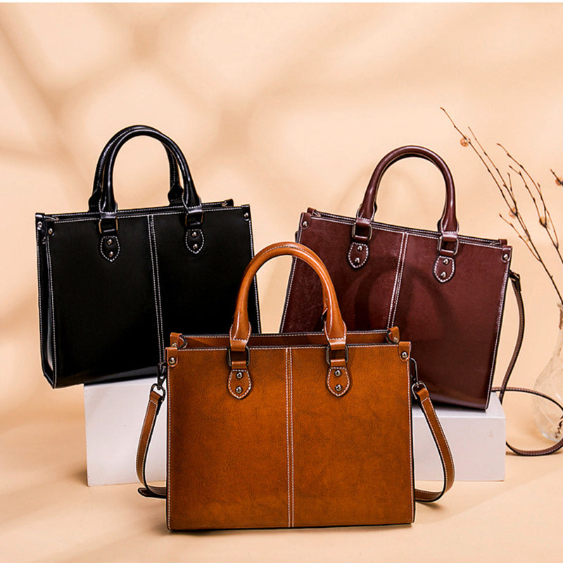 Bolso de Mujer de Cuero Genuino – Elegancia y Versatilidad para tu Día a Día