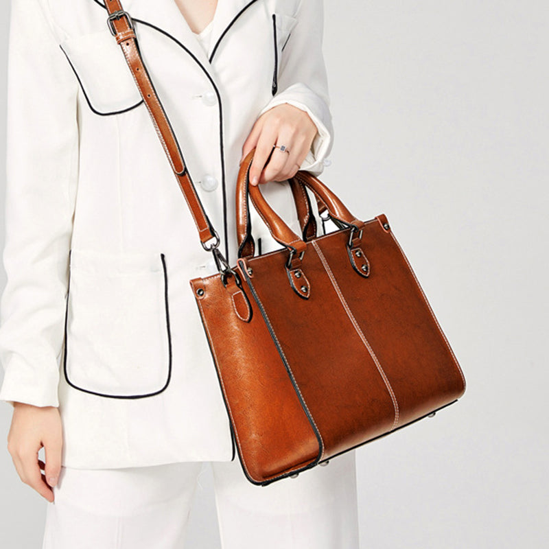 Bolso de Mujer de Cuero Genuino – Elegancia y Versatilidad para tu Día a Día